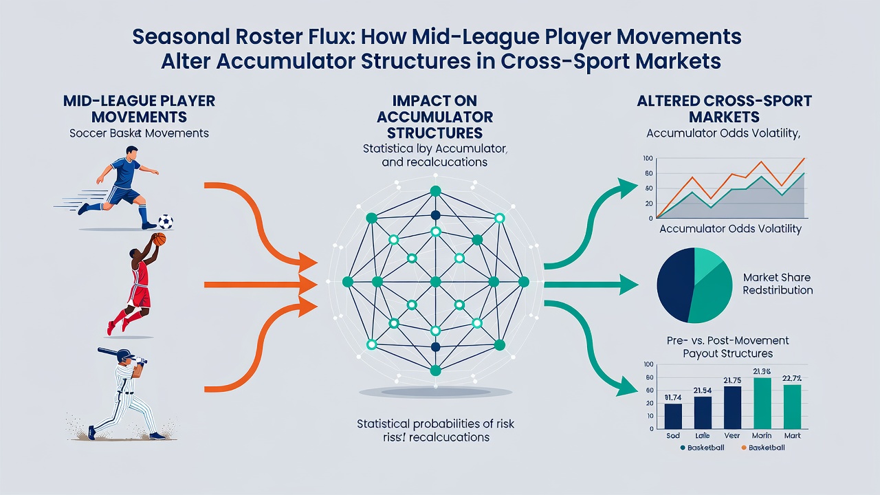 Chart showing odds shifts in cross-sport accumulators following mid-league transfers in 2026